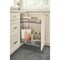 Rev-A-Shelf Steel, Orion Gray, 10.25 in W, 24.25 in H, 21.69 in D, 21.69 in L, Orion Gray 5322-BCSC-9-FOG - alternate 2